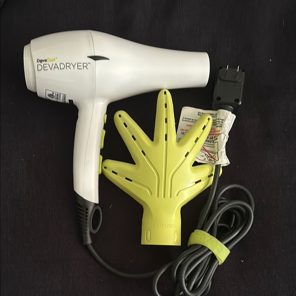 DevaCurl DevaDryer with Green Diffuser